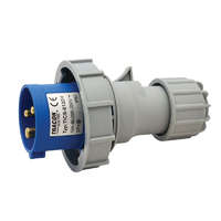 Tracon Budapest Kft. Ipari csatlakozó dugó, fokozott védelemmel 16A, 230V, 2P+E, 6h, IP67 TICS-0132H Tracon