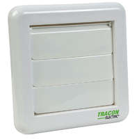 Tracon Budapest Kft. Kültéri gravitációs zsalu fürdőszoba vent-hoz 151×151×45mm VFG100 Tracon