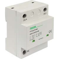 Tracon Budapest Kft. Túlfeszültség levezető T1+T2 DC tipusú egybeépített Ucpv: 1200V, Iimp:12,5kA, In:20kA, Imax:50kA, Up:4kV ESPD1+2-DC50-1000 Tracon