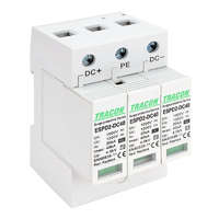 Tracon Budapest Kft. Tracon túlfeszültség levezető cserélhető betéttel, T2 DC típusú ESPD2-DC40-1000