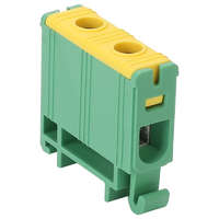 Tracon Budapest Kft. Tracon főáramköri leágazó kapocs, sínre szerelhető, zöld/sárga 1,5-16mm2 85A FLEAL-16/1ZS