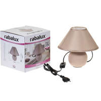 Rábalux Zrt. Rózsaszín asztali lámpa, 19 cm - Ariel Rábalux 2145, 1xE14 foglalattal