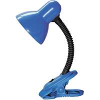Rábalux Zrt. Kék csíptetős asztali spot lámpa, 34 cm - Dennis Rábalux 4260, 1xE27 foglalattal