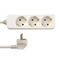 Anco Electrics Kft. Asztali elosztó 3-as , 10/16A, 250V, 3x1,0mm2, 1,4m, fehér 321151