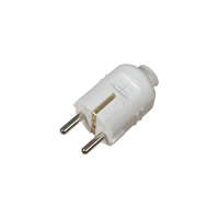 Anco Electrics Kft. Földelt dugó középső bevezetéssel, 16A, 250V, fehér 321181