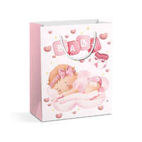 Globiz International Kft. Ajándéktasak - papír - 265 x 127 x 330 mm - 2 féle / csomag - 12 db / csomag (véletlenszerűen kerül kiválasztásra)