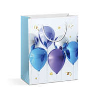 Globiz International Kft. Ajándéktasak - papír - 265 x 127 x 330 mm - 2 féle / csomag - 12 db / csomag (véletlenszerűen kerül kiválasztásra)