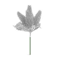 Globiz International Kft. Karácsonyi dekoráció - arany, ezüst, piros, zöld - leszúrható, hajlítható - 8 x 22 cm