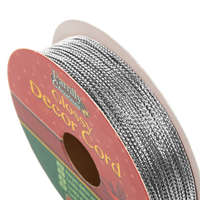 Globiz International Kft. Fényes dekor zsinór - 10 m - ezüst