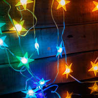 Globiz International Kft. Smart fényfüzér - csillag - zene mód - USB - 25 RGB LED - 5 m - Bluetooth