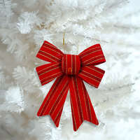 Globiz International Kft. Masni dekoráció - glitteres, piros - 18x25cm