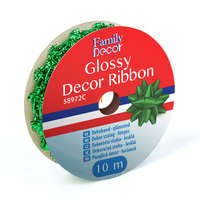 Globiz International Kft. Dekor szalag - fényes - 2,74 m - zöld