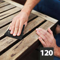 Globiz International Kft. Csiszolóvászon - 120-as - kék - 230 x 280 mm - 5 db / csomag