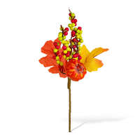 Globiz International Kft. Őszi dekoráció - tök, bogyó, falevél - 24 cm - 2 db / csomag