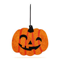 Globiz International Kft. Halloween-i dekoráció - tök - akasztható - fa - 30 x 25 cm