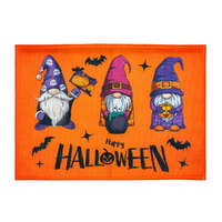 Globiz International Kft. Halloween-i dekoráció - tányéralátét - manós - 46 x 32,5 cm