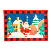 Globiz International Kft. Karácsonyi tányéralátét - Mikulás - 46 x 32 cm