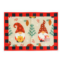 Globiz International Kft. Karácsonyi tányéralátét - manó - 46 x 32 cm