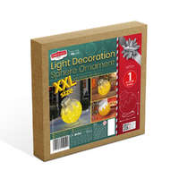 Globiz International Kft. Világító dekoráció - gömbdísz - 60 LED - 60 x 83 cm - arany - 100-200V AC