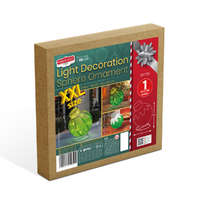 Globiz International Kft. Világító dekoráció - gömbdísz - 60 LED - 60 x 83 cm - zöld - 100-200V AC