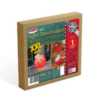 Globiz International Kft. Világító dekoráció - gömbdísz - 60 LED - 60 x 83 cm - piros - 100-200V AC