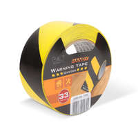 Globiz International Kft. Veszélyt jelző ragasztószalag - sárga / fekete - 50 mm x 33 m
