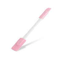 Globiz International Kft. Szilikon spatula - rózsaszín, kétoldalú - 24,5 x 4,5 cm