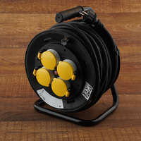 Stilo Stilo 2 pólusú műanyag kábeldob fém tartóval 25fm H07RN-F 3G1,5mm2, IP44