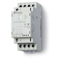 Finder-Hungary Kereskedelmi Kft. Finder installációs mágneskapcsoló, kontaktor, 25A (AC-7a), 4NO, 230V AC/DC, On-Auto-Off kapcsoló + mechanikus állapotjelzés + LED 22.34.0.230.4340