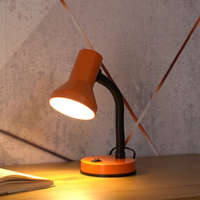 F.A.N Europe Lighting s.r.l. Narancssárga íróasztali lámpa, állítható, 34 cm - Arancio Luce Design LDT032-ARANCIO, 1xE27 foglalattal