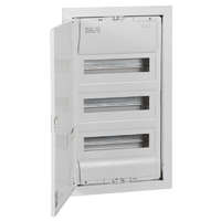 Solera METALBOX süllyesztett lemez kiselosztó, lakáselosztó 3 soros 36+6