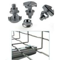 Basor Elektro Kft. Basor CT BF rácsos kábeltálca rögzítő INOX 2/4923 Csavar+anya