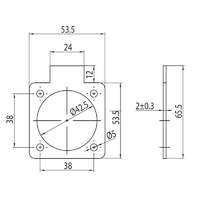 SEZ DK a.s. Gumi tömítés háztartási dugalj VZ16S-hoz ND 143-0245 (105770) SEZ