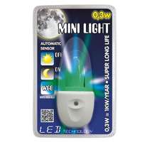 Luxera s.r.o. Éjszakai irányfény alkonykapcsolóval, változtatható szín - Mini Light Prezent 1613