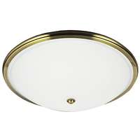 Luxera s.r.o. Mennyezeti lámpa két foglalattal, 40 cm, arany-fehér színű - Viola Prezent 75353