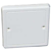 Kopos Elektro Dobozfedél/tető 82x82mm LK 80/1, 2, 3, és LK 80X28/1-hez fehér szögletes, VLK 80 HB Kopos