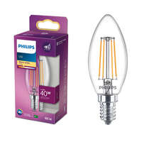 Signify Poland Sp. z o.o. Philips E14 LED 4,3W 470lm 2700K meleg fehér gyertya - 40W izzó helyett
