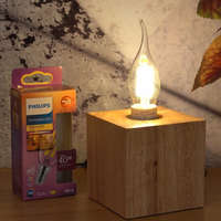 Signify Poland Sp. z o.o. Philips E14 LED gyertya víztiszta 3,4W 470lm extra melegfehér szabalyozható- 40W izzó helyett (Calssic WarmGlow)