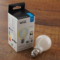Signify Poland Sp. z o.o. WiZ okos E27 LED, opál, 8 W, 806 lm, 2700-6500 K, szabályozható fehér-60 W izzó helyett, 220-240 V, applikációval vezérelhető, Wi-fi, Bluetooth