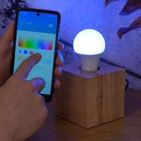 Signify Poland Sp. z o.o. WiZ okos E27 LED, opál, 8.5 W, 806 lm, 2200-6500 K +RGB, szabályozható fehér és szín-60 W izzó helyett, 220-240 V, applikációval vezérelhető, Wi-fi