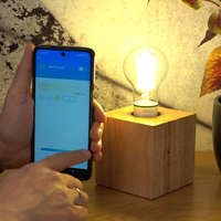 Signify Poland Sp. z o.o. WiZ okos E27 LED 4.3 W, 903 lm, 2700-4000 K, szabályozható fehér-60 W izzó helyett, 220-240 V, applikációval vezérelhető, Wi-fi