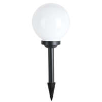 EGLO Magyarország Kft. Kültéri napelemes földbe szúrható LED gömb lámpa, 40 cm - Puglia Eglo 22442, 3000 K, 0,2 W, 1,2 V, IP44