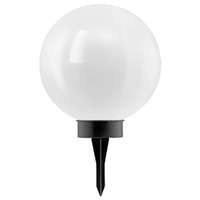 EGLO Magyarország Kft. Kültéri napelemes földbe szúrható LED gömb lámpa, 50 cm - Puglia Eglo 22443, 3000 K, 0,2 W, 1,2 V, IP44