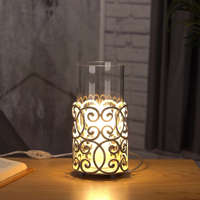 EGLO Magyarország Kft. Inda mintás asztali hangulatlámpa, antikolt, 26 cm - Cardigan Eglo 49274, 1xE27 foglalattal