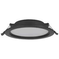 EGLO Magyarország Kft. Süllyesztett LED lámpa, fekete - Idun-E Eglo 74154, 1360 lm, 3000 K, 12 W, 220-240 V