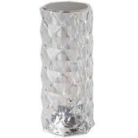 EGLO Magyarország Kft. Szabályozható RGB LED kristály lámpa 21cm, műanyag - Lucignano Eglo 75816, kristály hatású műanyag, újratölthető, érintőkapcsolós, 0,6 W