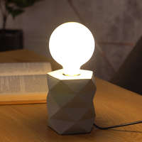 EGLO Magyarország Kft. Cement asztali lámpa, 12 cm - Swarby Eglo 98859, 1xE27 foglalattal