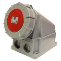 PC Electric Gesellschaft.m.b.H. Ipari csatlakozó DAFB-634 5P 63A 400V IP67 beépíthető dugalj egyenes PCE 335-6