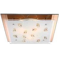 Globo Eastern Europe s.r.o Borostyán színű mennyezeti lámpa kristály dísszel - Ayana Globo 40412-3