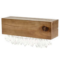 Globo Eastern Europe s.r.o Fali LED lámpa fából, kristály díszekkel 12 W, melegfehér - Edeltraud Globo 15554W